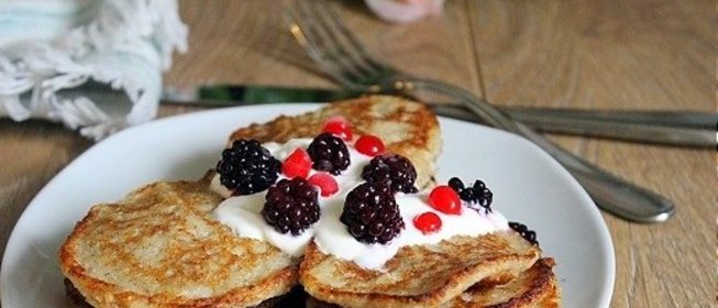 Оладьи из смеси многозерновых хлопьев