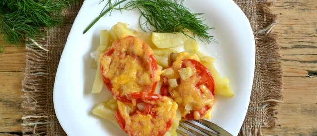 Вегетарианская запеканка из картофеля