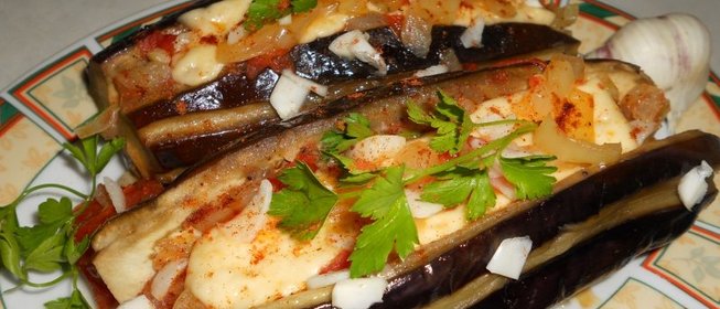 Фаршированные баклажаны