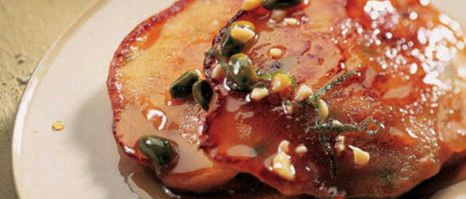 Блинчики с медом и сухофруктами