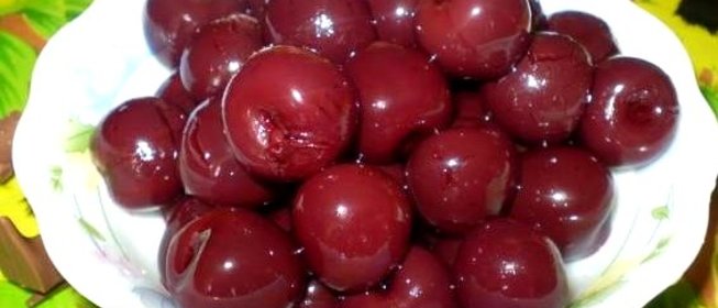 Черешня в собственном соку на зиму