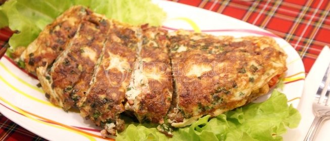 Омлет на сковороде