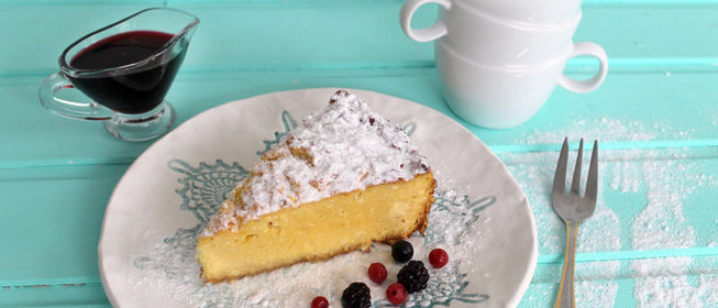 Творожная запеканка с тыквой