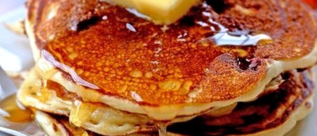 Оладьи с маслом