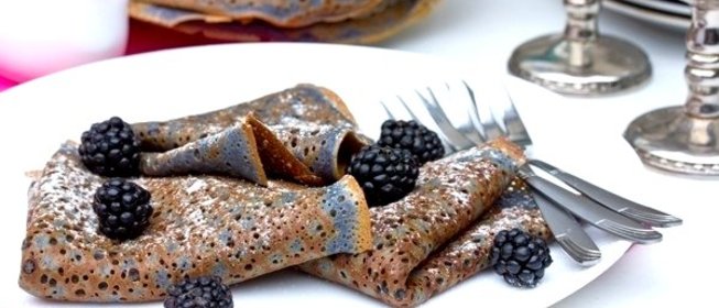 Ежевично-лимонные блины