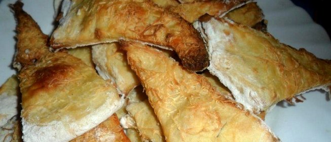 Картофельное слоеное печенье