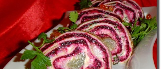 Блины с селедкой - Шуба в блинах