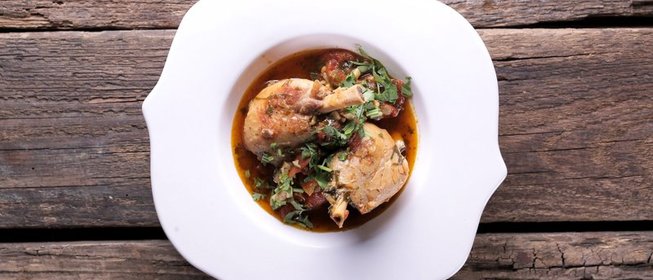 Чахохбили (Грузинское рагу из курицы)