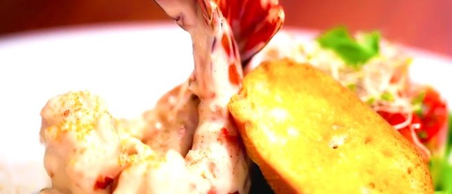 Королевские креветки вареные