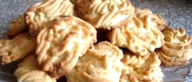 Печенье через мясорубку с маргарином