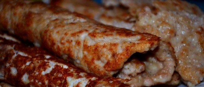 Мясные блинчики