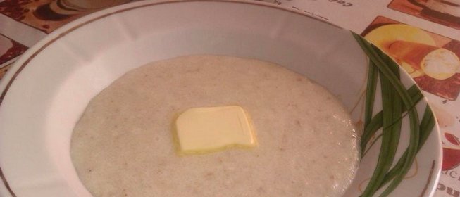 Овсяно-манная каша