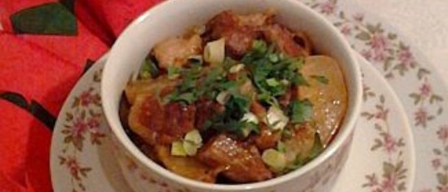 Свинина с грушами