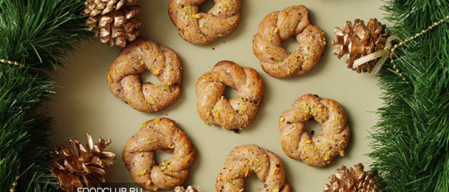 Печенье «Рождественские венки»