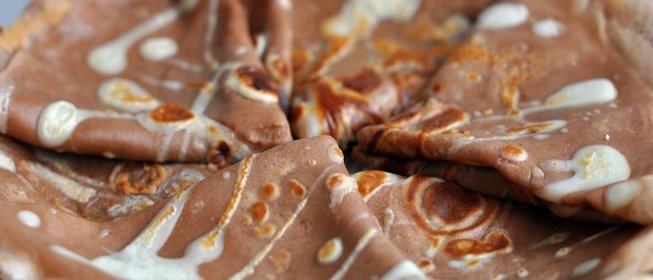 Блинчики на молоке шоколадные