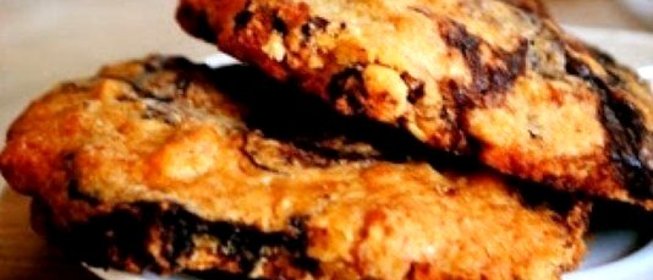 Банановое печенье с шоколадом