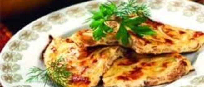 Омлет с тунцом и сыром фета