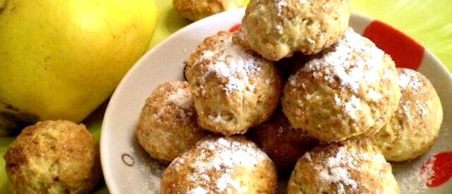 Печенье с айвой