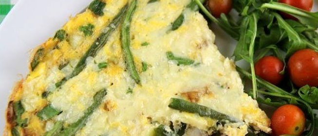 Омлет с замороженными овощами