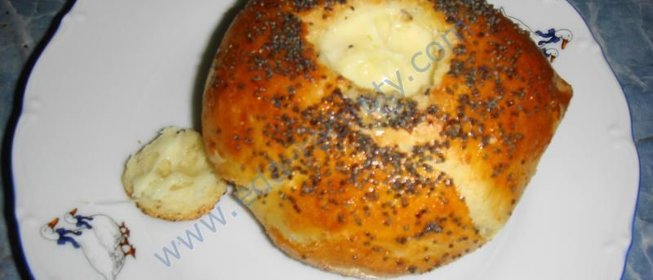 Булка с омлетом