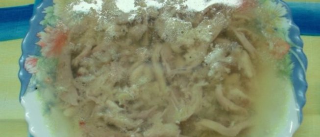 Куриный холодец - дёшево и просто!