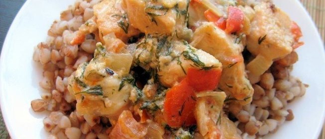 Гречка с курицей