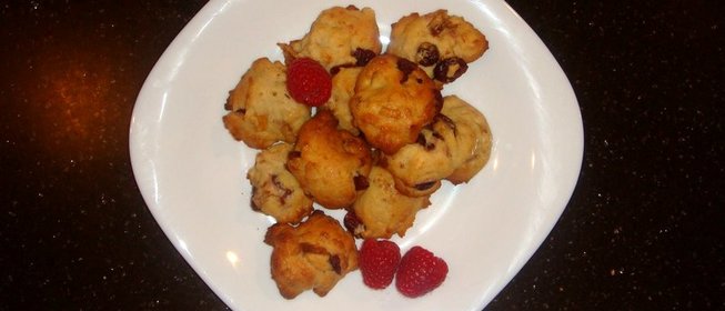 Печенье с сушеным инжиром и вяленой клюквой