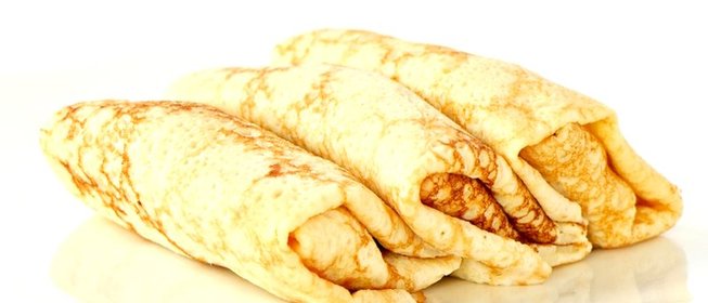 Блинчики с картошкой и мясом