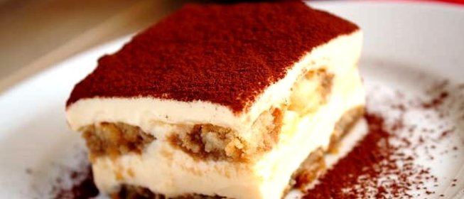 Тирамису с перепелиными яйцами