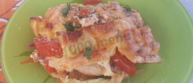 Картофель по-французски с индейкой