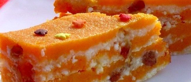 Творожная запеканка с морковью