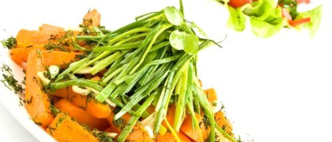 Запеченная тыква с медом