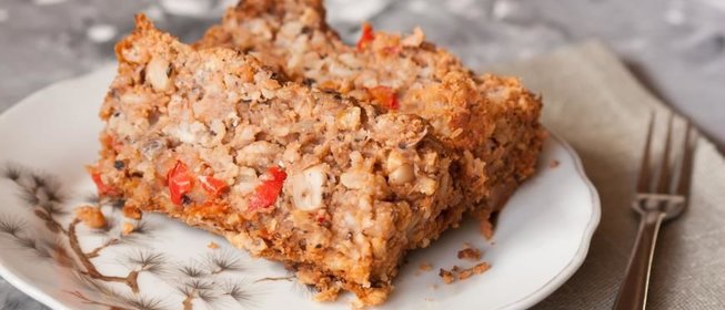 Фасолевая запеканка