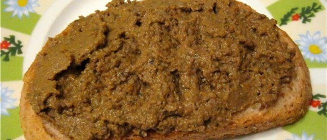 Паштет из говяжьей печени в духовке