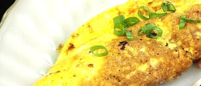 Омлет с беконом