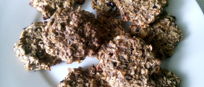 Овсяное печенье с апельсином и горьким шоколадом