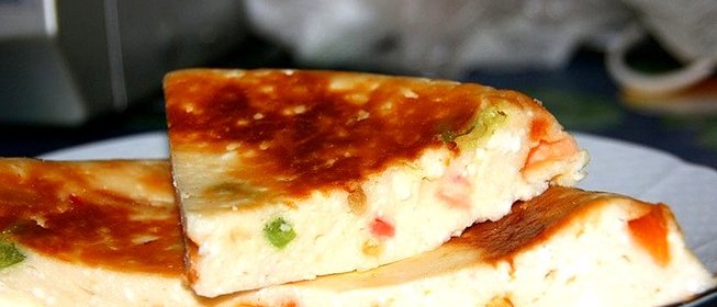 Творожная запеканка в аэрогриле