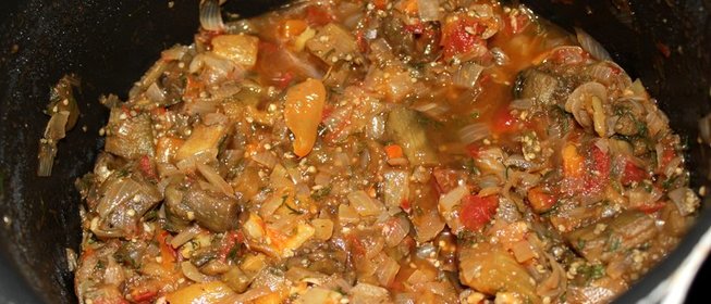 Рагу овощное с зеленью