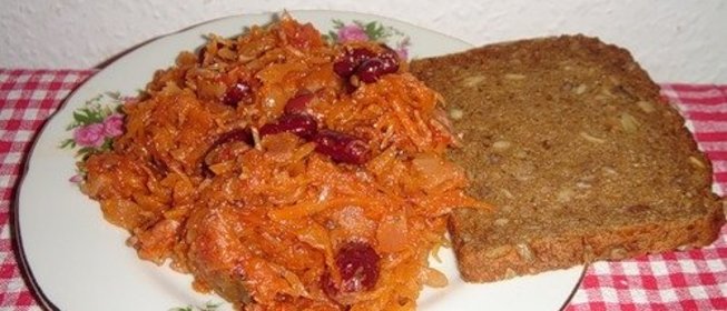 Бигус с фасолью