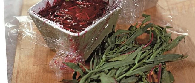 Свекла в винном желе