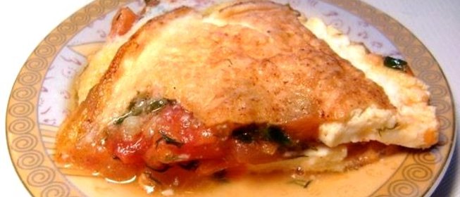 Омлет фаршированный