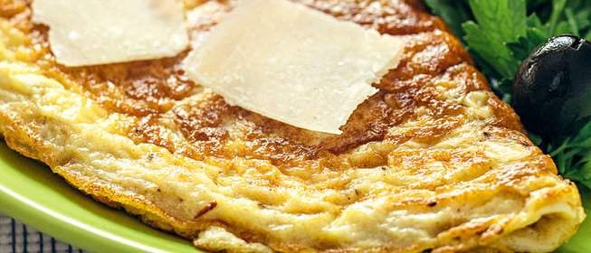 Классический омлет с сыром