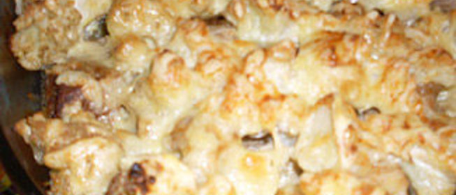 Цветная капуста со свининой