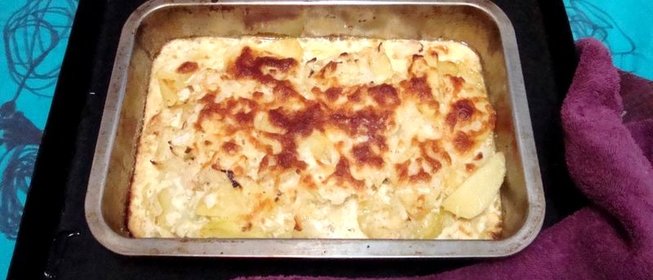 Картофельно-капустная запеканка