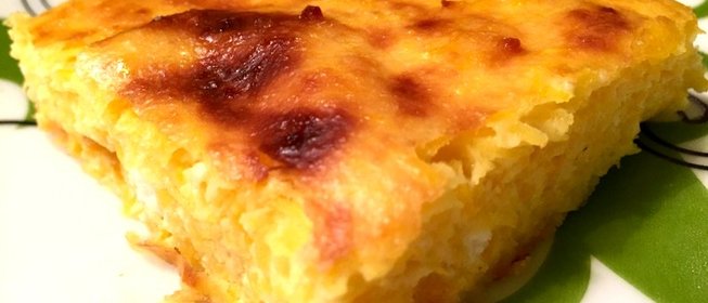 Творожно-тыквенная запеканка