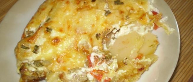 Картошка жареная с мясом