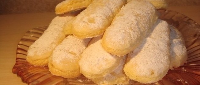 Бисквитное печенье «Савоярди»