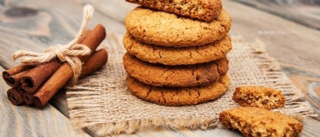 Овсяное печенье с корицей