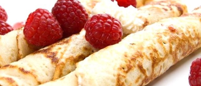 Блинчики на сливках