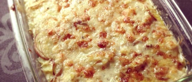 Картофель дофине с анчоусами